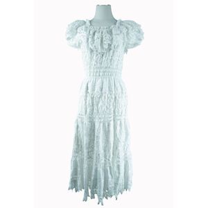Polo Ralph Lauren White Laced Maxi Summer Dress